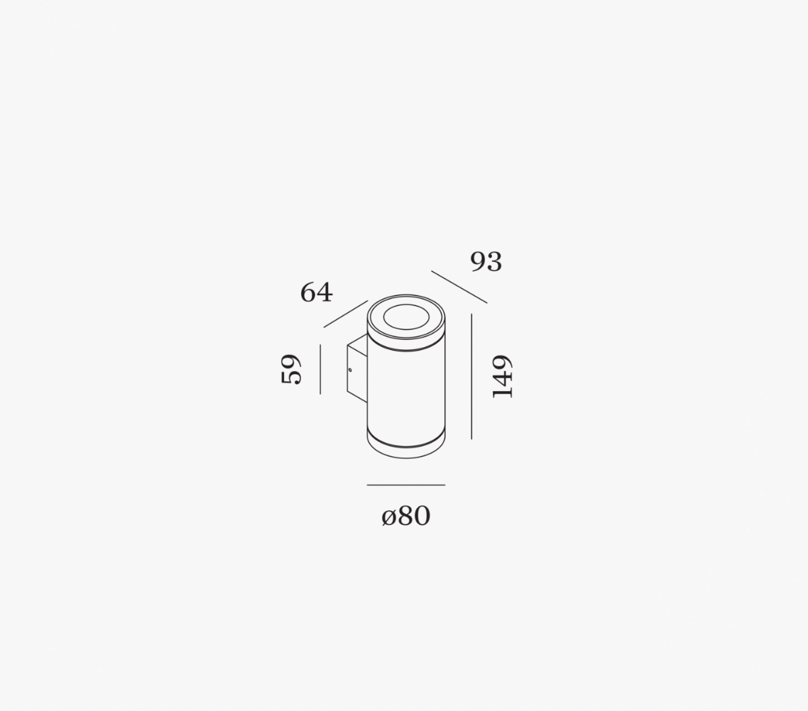 TUBE 2.0 wall OUTDOOR LED