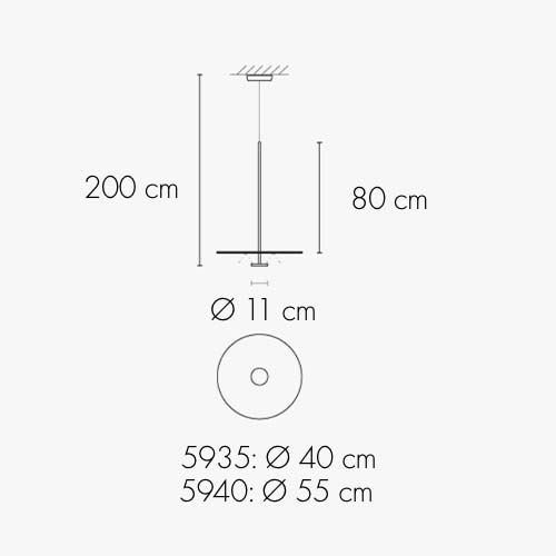 Flat lampada sospensione Vibia - Ceriani Luce