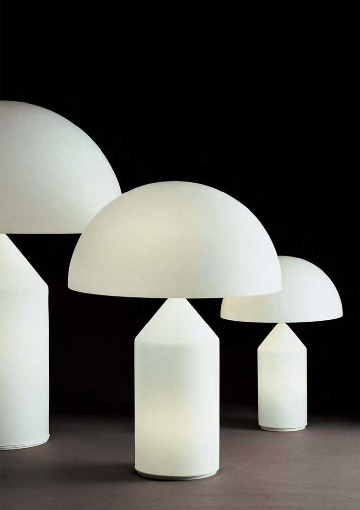 Atollo Vetro - lampada da tavolo - Ceriani Luce
