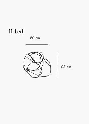 Flock of Light 11 Led - lampada a sospensione - Ceriani Luce