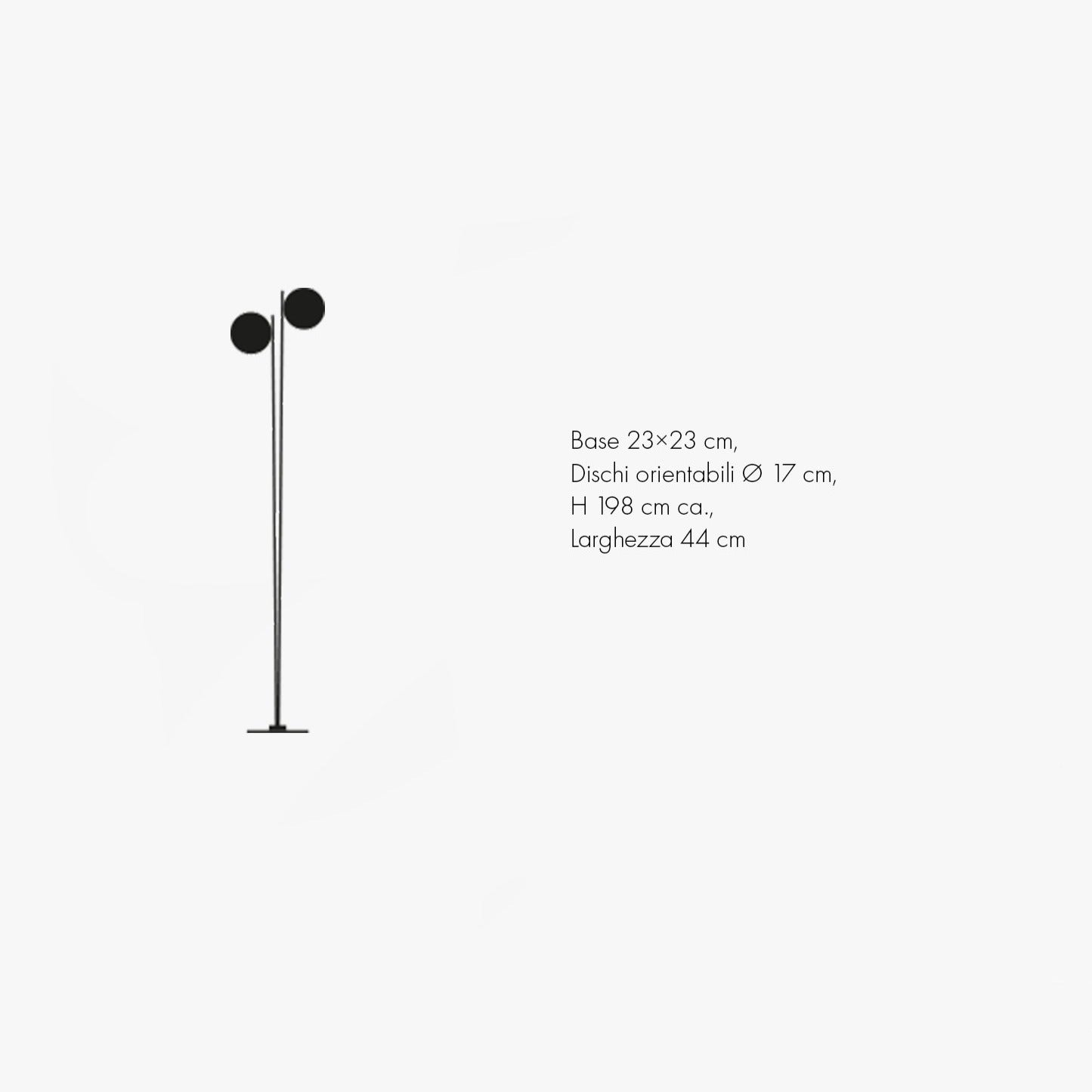 Lederam F2 - lampada da terra - Ceriani Luce