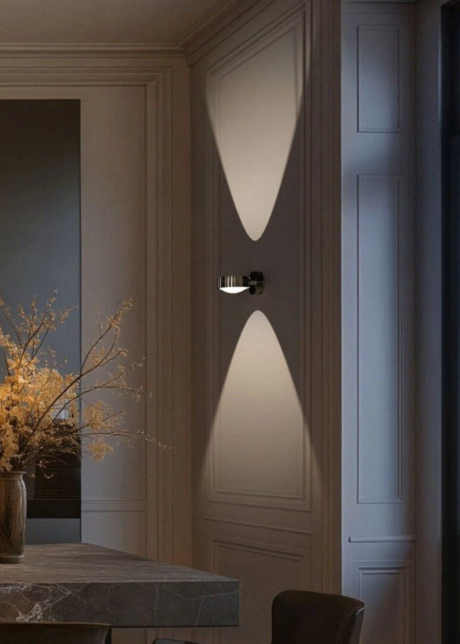 Sento Verticale parete  (Dark Chrome)