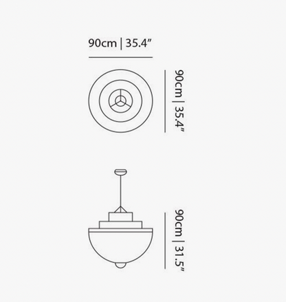 Meshmatics Chandelier Large