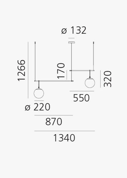 NH S3 2 Arms sospensione